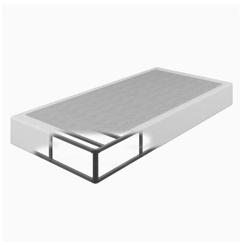 Heavy Duty metal box spring - 6-inch twin xl box spring ，Noise-Free Mattress Foundation with Removable Washable Cover, Tool-Free Assembly