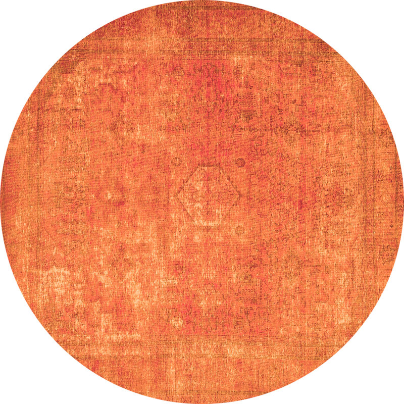 Cashmir Oriental Indoor Rug, Round 5'