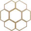 Médaillon de plafond en bois Florin-63411876-63411877