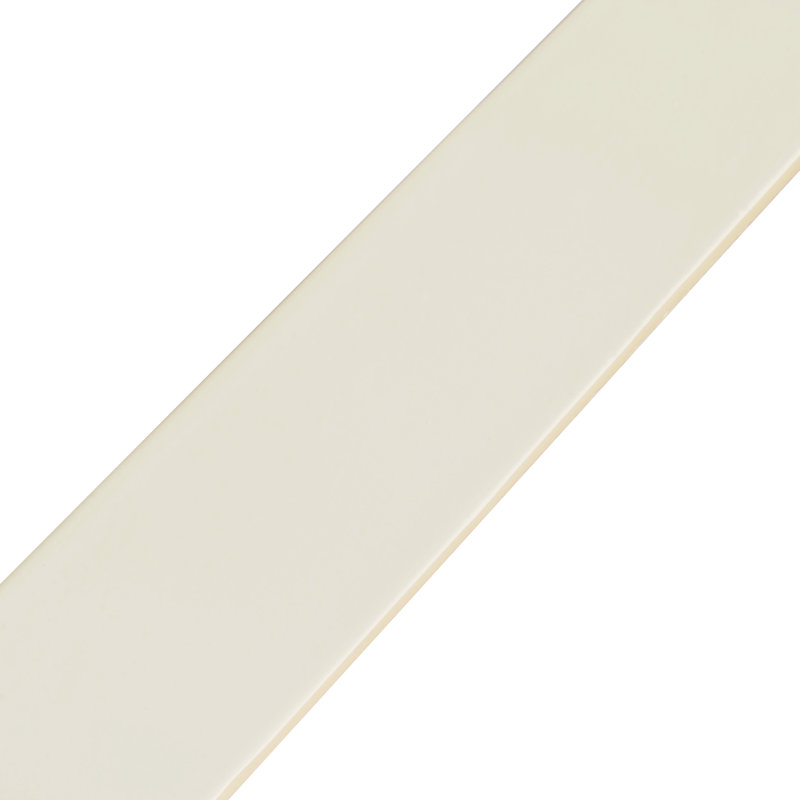 Terralis 3 X 19 In. Glossy Porcelain Picket Wall And Floor Tile (7.65 Sq Ft/Case) - 20 Pack, Pearl White