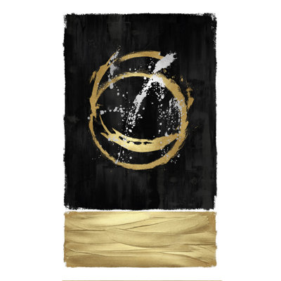 Circle Abstract - Wrapped Canvas Painting