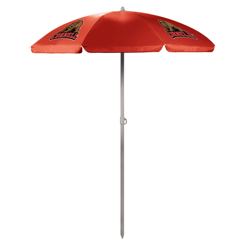 Parasol de plage 5,5 pi Ncaa, Big Red de Cornell, Rouge