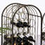 Iron Wine Bottle Rack in Brown