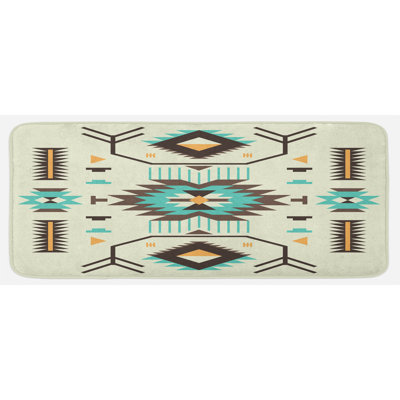 Rustic Synthetic Kitchen Mat