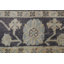 Tapis de zone en laine noué la années 1950 oushak gris/bleu 7 pi 1 po x 10 pi 3 po one-of-kind-the main