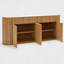 Armoire de salle à manger en bois massif de style français