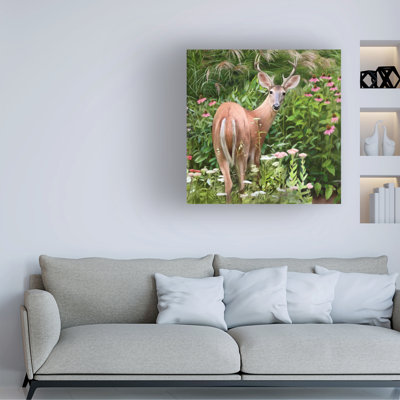 Art sur toile, «bolologic and a Little Magic Buck In The Garden»
