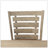 Set Of 2 Dining Counter Height Chairs Modern Farmhouse Rustic Look Distressed Design Ladderback Solid Wood