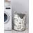 Loon Peak® Northwoods Laundry Bag 2-Pack Wild Nature Theme 13"x19" Taupe and White
