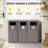 Weatherproof Outdoor Trash Can