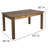 Dejon Rectangular Solid Pine Farmhouse Dining Table-87784570-87785164