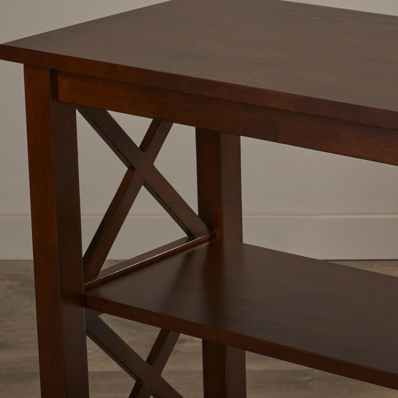  Rossitano 48'' Solid Wood Console Table, Espresso