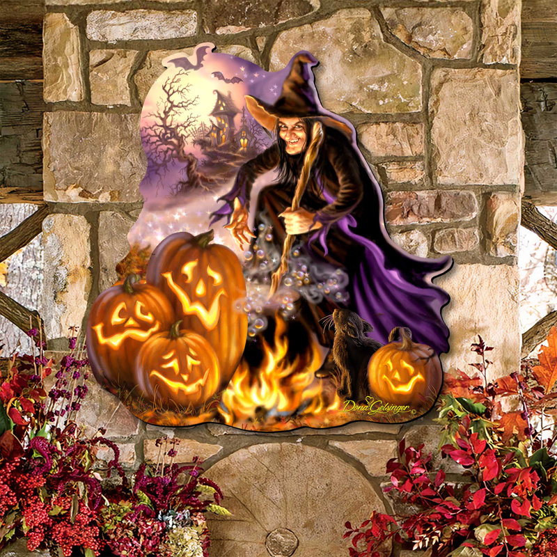 Décoration de porte «All Hallows Eve Holiday» par D. Gelsinger