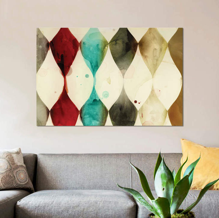 « tacheté heralds », reproduction sur toile, H 40 po x l 60 po x P 1,5 po, Toile tendue, Pas de tapis