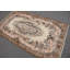Tapis turc vintage fait à la main en beige doux pour le salon