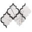 Stately Lantern 9" x 14" Polished Porcelain Wall & Floor Tile-72531490