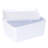 Rebrilliant Plastic Storage Bin With Lid, White Basket With Handle For Organizing, Multipurpose For Classroom, Drawers, Desktop, Office, Playroom, Shelves, Closets-1855046557-1858038238