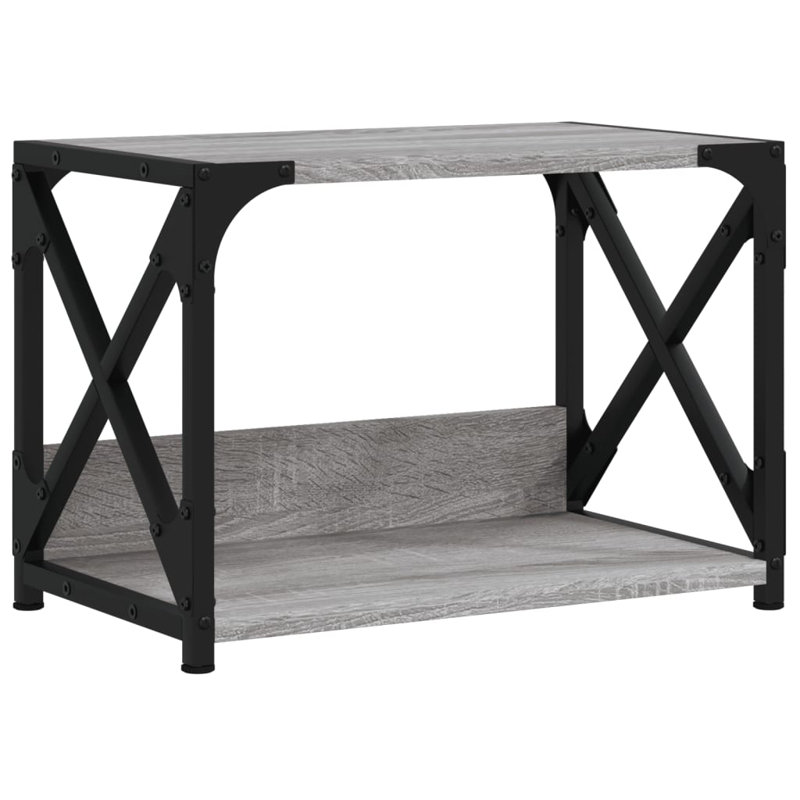 Denville Monitor Stand, Grey Sonoma