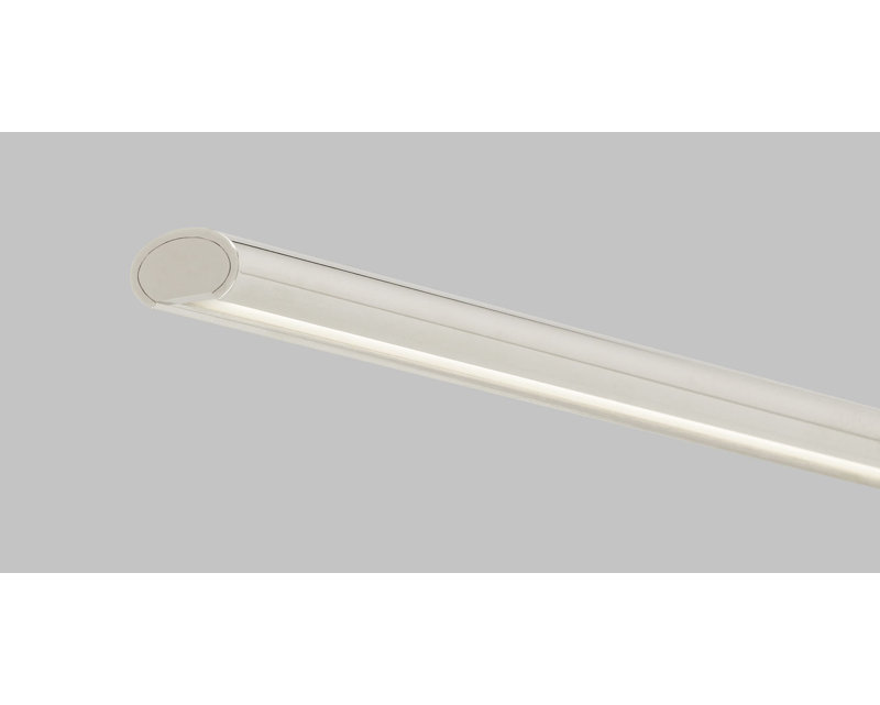 Plural Dome Picture Light, Polished Nickel, 0.5" H x 30" W x 8.9" D, 20.8