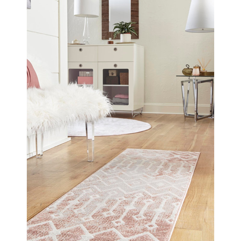 Tapis contemporain Artvin, Tapis de couloir 2 pi 7 po x 12 pi
