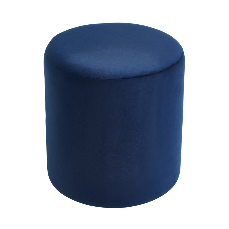 Manufactured Wood Accent Stool, Blue