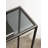 Everly Quinn Jaspur Narrow and Metal Rectangle Side Table-1382168555