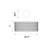 17in Flush Mount Ceiling Light Fixture – 3-Light, Satin Nickel, Modern Minimalist Design, Close-to-Ceiling Lighting for Hallway, Bedroom, Kitchen-1400853444