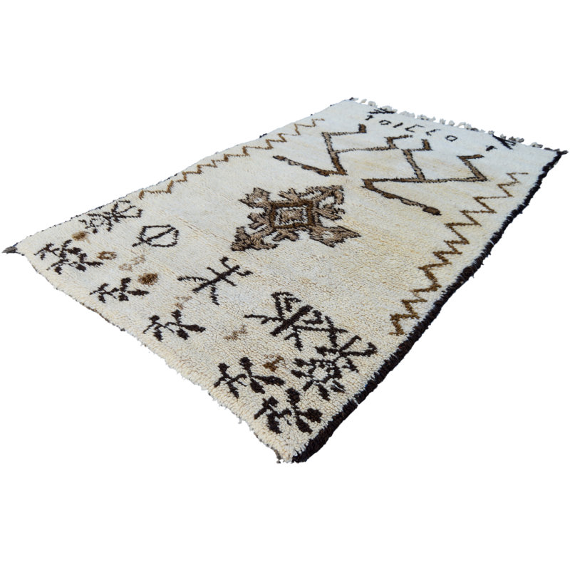 One-of-a-Kind Rectangle 3'6" X 5'9" Hand Knotted Area Rug
