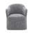 Upholstered Dining Chairs With Casters, Fully Assembled Round Barrel Armchair Set Of 4, Solid Wood Accent Vanity Chair For Dining Room Living Room-1155344595