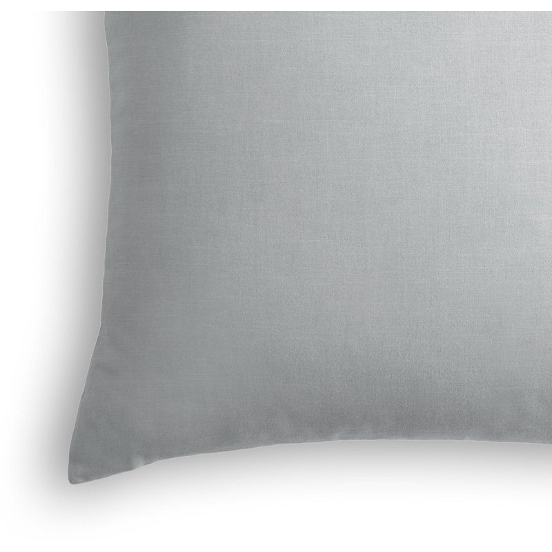 Housse de coussin carrée, 24 po x 24 po, Gris, Housse de coussin seulement - sans coussin