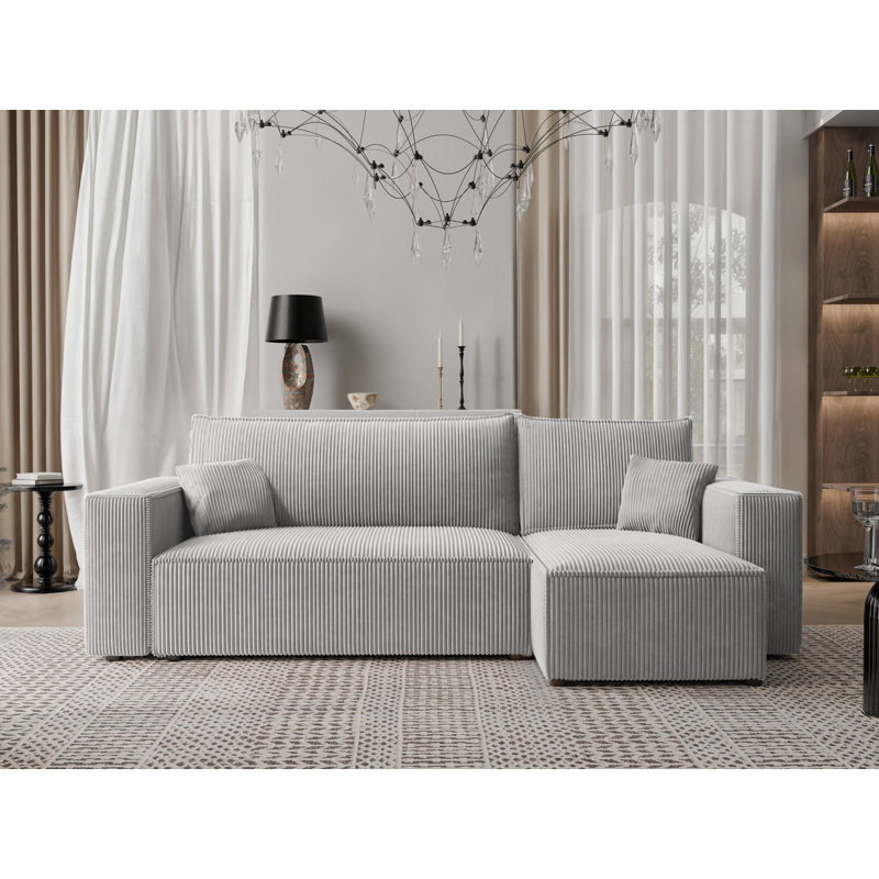 Sahur 4 Seater Sofa Bed, Light Grey