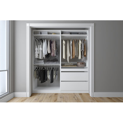 South Dakota 72" W Closet System Reach-In Sets