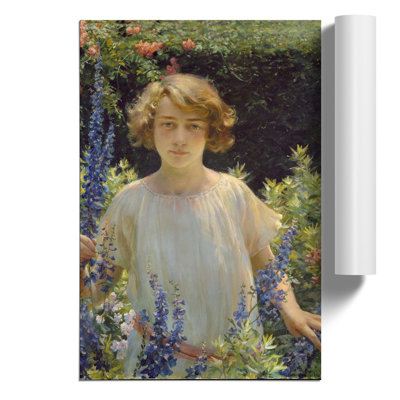 Betty Newell by Charles Curran - Frameless Print