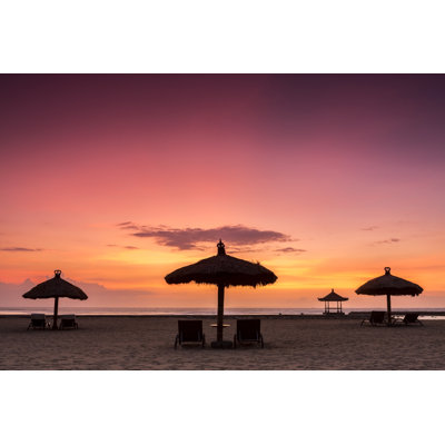 Sunrise In Bali by Joakimbkk - Wrapped Canvas Print