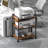3-Tier Printer Stand With Wheels, Adjustable Shelf, Power Outlet & USB Port For Home Office