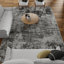 Tapis abstrait en polypropylène gris Sharitta-112223503