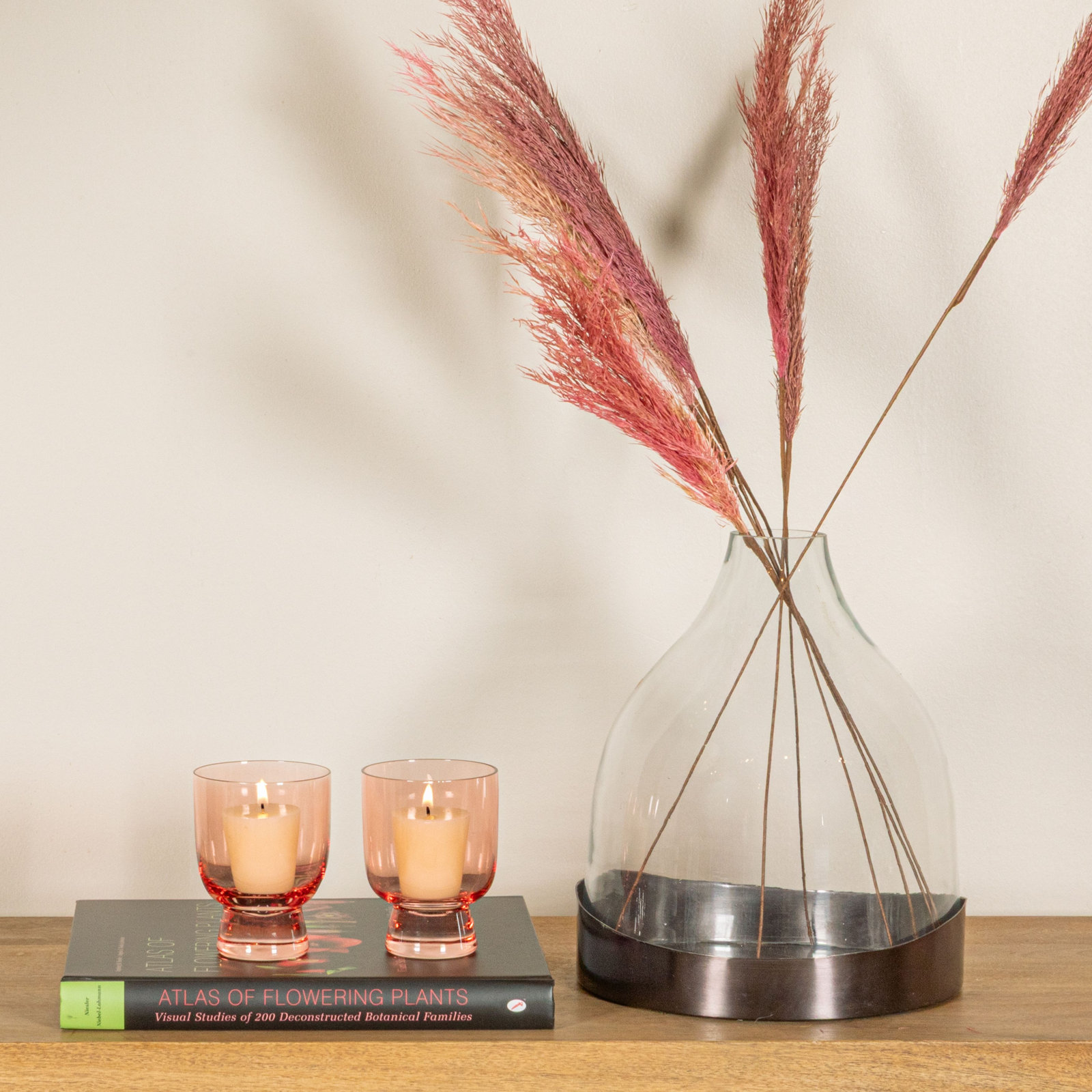 Elvenia Glass Table Vase, Bronze