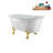 57.5'' x 29.5'' Soaking Acrylic Bathtub-83636144-83636134