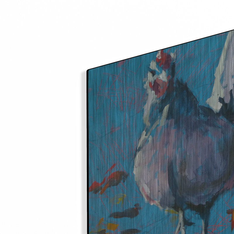 «Trouble In Paradise» par Lisa Timmerman, H 12 po x l 12 po