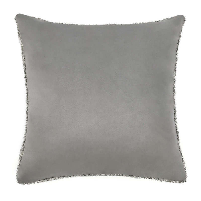 Vico Pillow Cover & Insert, Gray , 22" x 22", Square