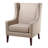 Katahdin Upholstered Wingback Chair with Nailhead Trim-1646354626