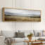 «Rustic Green Tan Prairie Field», vaste paysage mural, estampe numérique sur toile, art numérique encadré très grand-111652726-111652727