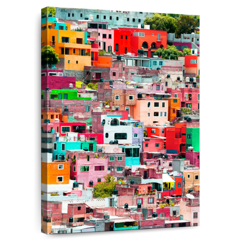 Aime Viva Mexico - Cityscape Guanajuato I, 36" H x 24" W