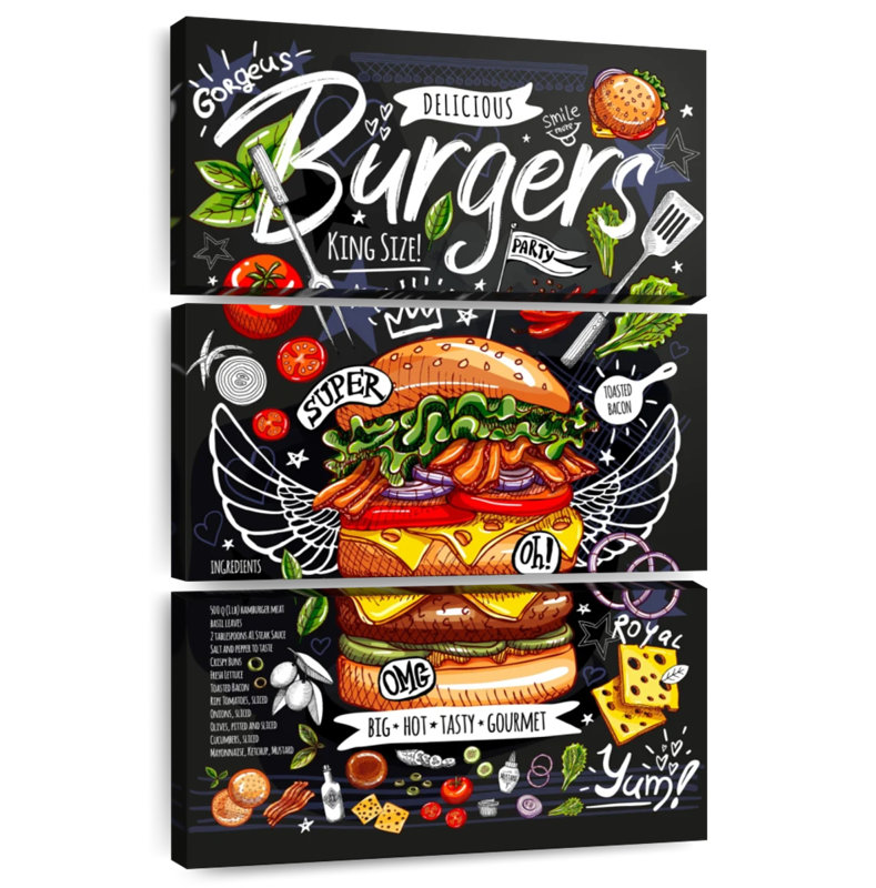 Yarlin King Size Burger, 32" H x 20" W