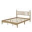 Grand lit plateforme en bois