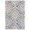 Tapis bleu / ivoire en laine touffeté à la main Ferrera