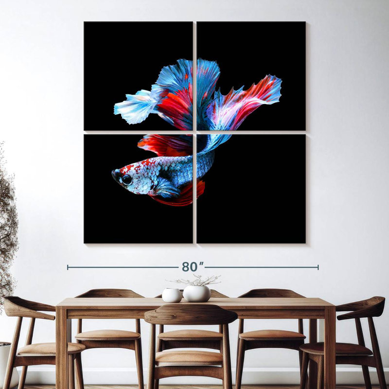 Brampt Elegant Betta Fish, 74" H x 74" W