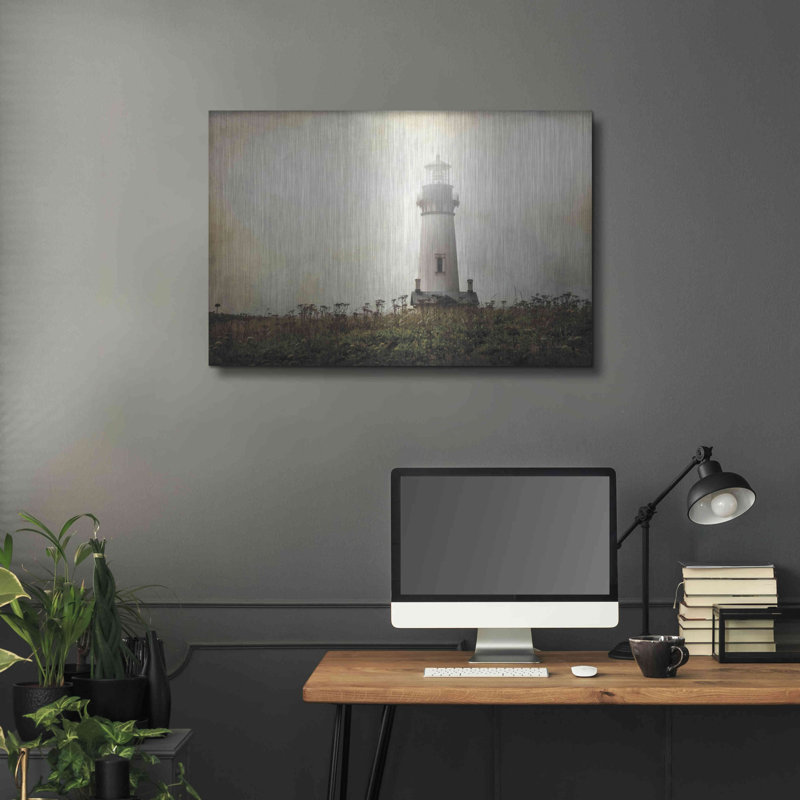 "Phare solitaire II" par Debra Van Swearingen, H 24 po x l 36 po