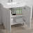 Jasso 32'' Single Bathroom Vanity with Ceramic Top-130657549