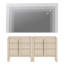 Ensemble de 2 armoires d'appoint en bois avec tiroirs Adora-1828300305